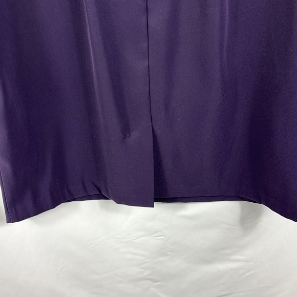 Connected Apparel embellished midi dress in PURPLE color Sz 12 - Picture 9 of 11